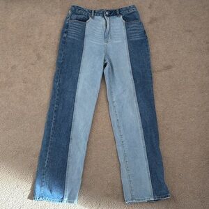 PacSun Two-Tone Boyfriend Jeans
